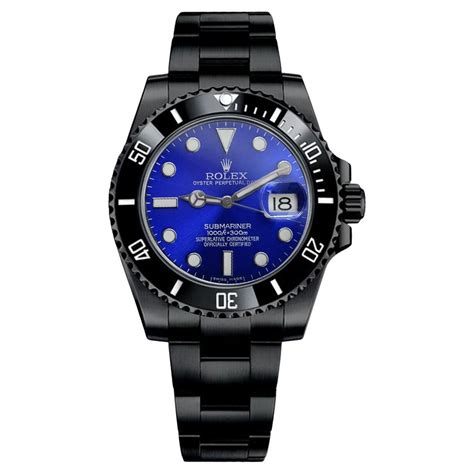 rolex blu nero|rolex submariner price.